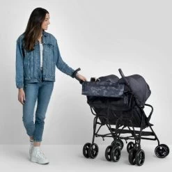 BabyGap By Delta Children Classic Double Stroller - Greenguard Gold Certified