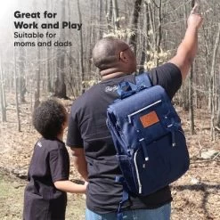 KeaBabies Explorer Diaper Bag Backpack, Large, Waterproof Baby Diaper Bags For Girl, Boy With Changing Pad -Baby World Shop GUEST 049bcc70 8212 440b bb57 3945b219e474