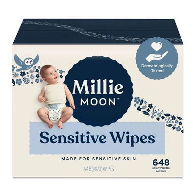 Millie Moon Sensitive Wipes (Select Count) 9 Millie Moon Sensitive Wipes (Select Count) - Image 7