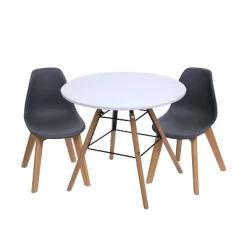 3pc Modern Kids' Round Table And Chair Set - Gift Mark -Baby World Shop GUEST 06aaa1eb 0f0c 4cda 994d 83e7bc187bfe