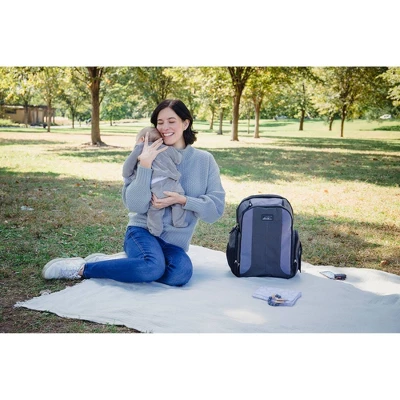 Eddie Bauer Rocky Back Pack Diaper Bag - Gray 9 Eddie Bauer Rocky Back Pack Diaper Bag - Gray - Image 7