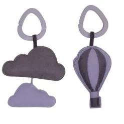 Bacati - Baby Activity Gyms & Playmats (Clouds In The City White/Grey) -Baby World Shop GUEST 08fa252f bd74 4daf 9693 5a17a5583c2e