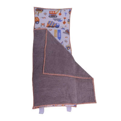 Bacati - Construction Multicolor Boys Cotton Toddler Nap Mat 5 Bacati - Construction Multicolor Boys Cotton Toddler Nap Mat - Image 3