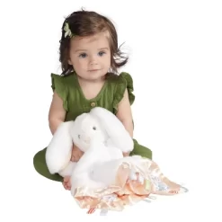 Manhattan Toy Fairytale Snuggle Bunny Blankie Ultra-soft Soothing Baby Lovey, 19" X 19" -Baby World Shop GUEST 0c31633e a10e 408b a788 ce1b3d68a8fb