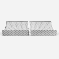 Bacati - Mustache Quilted Muslin Changing Pad Cover Gray -Baby World Shop GUEST 0c7173d5 a802 49d3 b2cc 391165f8aa83