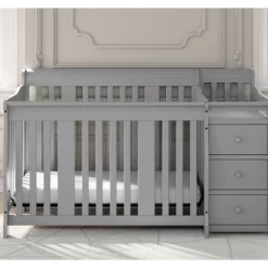 Storkcraft Portofino 5-in-1 Convertible Crib And Changer
