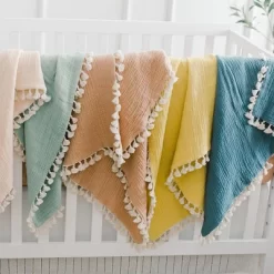 Crane Baby 6-Layer Muslin Baby Blanket With Tassel Edge -Baby World Shop GUEST 0d76b4f0 0c38 49e3 bfdb 48d65e042fb4