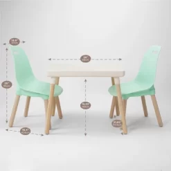 3pc Kid Century Modern Table And Chair Set - B. Spaces 16 3pc Kid Century Modern Table And Chair Set - B. Spaces -Baby World Shop GUEST 0df3abb7 c759 4026 9474 12453ec301fe