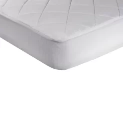 Sealy Naturals Cotton Fitted Crib & Toddler Mattress Pad