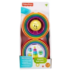 Fisher Price - Smart Stages Brilliant Motor Skill Basics - Stack Em' & Turn Em' Into Cups / Rolling Balls -Baby World Shop GUEST 0e18e083 50de 49b7 945c 39e0b74e0a84