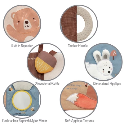 Lambs & Ivy Woodland/Forest Developmental Soft Book & Bear Plush Toy Gift Set 6 Lambs & Ivy Woodland/Forest Developmental Soft Book & Bear Plush Toy Gift Set - Image 4