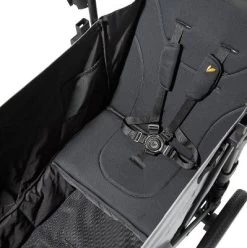 Larktale Caravan Coupe - Compact 2-Seater Stroller Wagon With Small Fold - Adjustable Canopies Included - Gray/Green -Baby World Shop GUEST 101dde43 852d 41c7 9c63 926c2b41936a