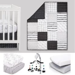 The Peanutshell Preston Black & White Crib Bedding Set, 4pc To 12 Pc 23 The Peanutshell Preston Black & White Crib Bedding Set, 4pc To 12 Pc -Baby World Shop GUEST 10a75156 392b 4972 979e 0bff1b8e3877