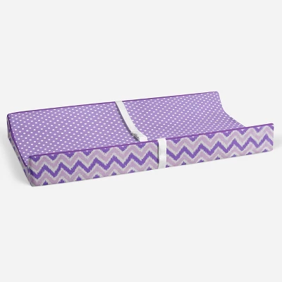 Bacati - MixNMatch Purple Pin Dots Changing Pad Cover 5 Bacati - MixNMatch Purple Pin Dots Changing Pad Cover - Image 3