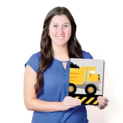 Big Dot Of Happiness Dig It - Construction Party Zone - Baby Boy Nursery Wall Art And Kids Room Decor - 7.5 X 10 Inches - Set Of 3 Prints -Baby World Shop GUEST 118c4cbf bf83 4f29 8157 55d244e20ab2