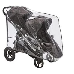 Sasha's Premium Rain Shield And Wind Cover For Baby Stroller, Compatible With Baby Jogger City Select Double Stroller