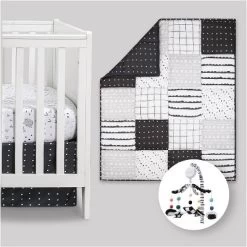 The Peanutshell Preston Black & White Crib Bedding Set, 4pc To 12 Pc 28 The Peanutshell Preston Black & White Crib Bedding Set, 4pc To 12 Pc -Baby World Shop GUEST 1711ffa1 d3aa 4081 b87c ce20ef8fd9f8