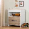 Cookie Changing Table - Pure White And Rustic Oak - South Shore -Baby World Shop GUEST 179482ac 1451 4bba 9c38 13b3b1d28b93