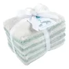 Little Treasure Baby Unisex Rayon From Bamboo Luxurious Washcloths, Mint White, One Size