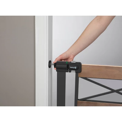 Safety 1st Easy Install Modern Farmhouse Gate, Fits Between 29" And 37" 4 Safety 1st Easy Install Modern Farmhouse Gate, Fits Between 29" And 37" - Image 2