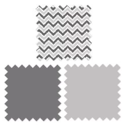 Bacati - Ikat Chevron White Grey Neutral 10 Pc Crib Set With Long Rail Guard Cover & 4 Muslin Swaddling Blankets 17 Bacati - Ikat Chevron White Grey Neutral 10 Pc Crib Set With Long Rail Guard Cover & 4 Muslin Swaddling Blankets -Baby World Shop GUEST 1e9a0dc9 7fd8 403f 925f 0a701c5fcf16