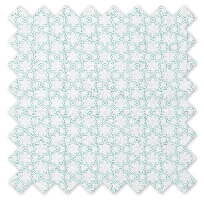 Bacati - Floret Aqua Muslin 3 Pc Toddler Bed Sheet Set 100 Pecent Cotton 7 Bacati - Floret Aqua Muslin 3 Pc Toddler Bed Sheet Set 100 Pecent Cotton - Image 5