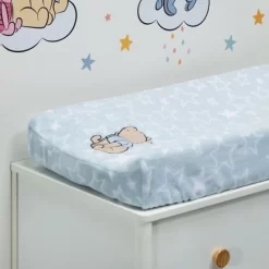 Bedtime Originals Disney Baby Starlight Pooh Blue/White Stars Changing Pad Cover -Baby World Shop GUEST 20f21394 a4b6 47d3 ba7a 0aa76b50e393