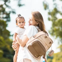 KeaBabies Diaper Bag Backpack Comes With Portable Changing Pad, Baby Bag For Mom, Baby Travel Essential (Latte) -Baby World Shop GUEST 21ae44ab 8ca3 4ad7 a3bb 2fe0b3fec5dc
