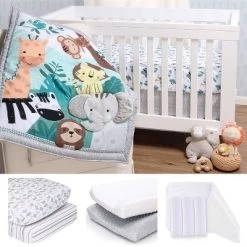 The Peanutshell Wild Kingdom Crib Bedding Set, 3pc To 12 Pc, Safari Animals -Baby World Shop GUEST 2382e04e fc64 4eda bbb8 9d981b7fb703