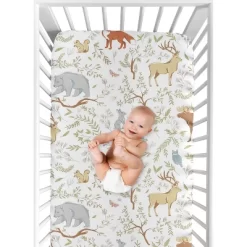 Sweet Jojo Designs Fitted Crib Sheet - Woodland Toile - Animal Print 8 Sweet Jojo Designs Fitted Crib Sheet - Woodland Toile - Animal Print -Baby World Shop GUEST 2382fc28 28a5 4a7d a343 5ba51814316d