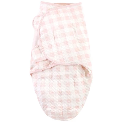 Hudson Baby Infant Girl Quilted Cotton Swaddle Wrap 3pk, Enchanted Forest, 0-3 Months 5 Hudson Baby Infant Girl Quilted Cotton Swaddle Wrap 3pk, Enchanted Forest, 0-3 Months - Image 3