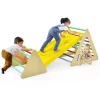 Costway 3 In 1 Kids Climbing Ladder Set 2 Triangle Climbers W/Ramp For Sliding & Climbing -Baby World Shop GUEST 2431ab4d 9d5d 42c8 98e4 3556c4d4dc34