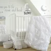 Willow 5-Piece Crib Bedding Set- White - Levtex Baby