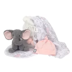 5 Piece Pink/Gray Luxury Soft Baby Gift Bag For Infant/Newborn -Baby World Shop GUEST 24f5e379 e327 4d75 b0b6 36682a5dbbcb