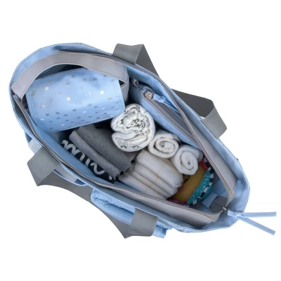 Baby Essentials Diaper Bag 5-in-1 - Blue 4 Baby Essentials Diaper Bag 5-in-1 - Blue - Image 2