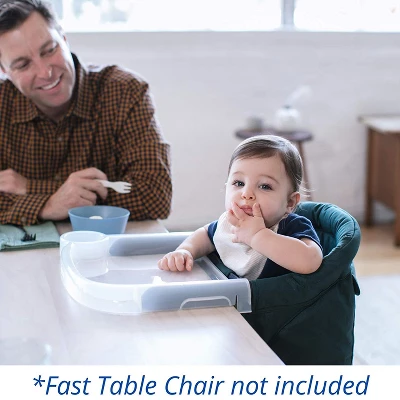 Inglesina Fast Dining Tray Plus, Clip-On Accessory For Fast Table Chair - For Toddlers, Baby And Kids - Clear Plastic 8 Inglesina Fast Dining Tray Plus, Clip-On Accessory For Fast Table Chair - For Toddlers, Baby And Kids - Clear Plastic - Image 6