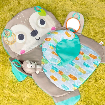 Bright Starts Tummy Time Prop And Playmat - Sloth 11 Bright Starts Tummy Time Prop And Playmat - Sloth - Image 9