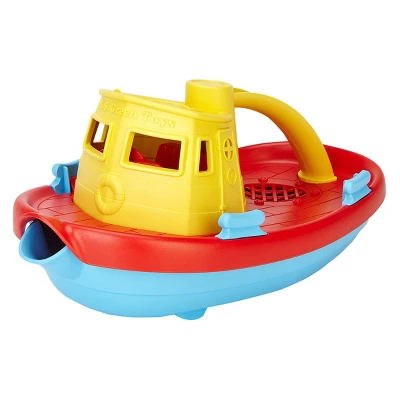 Green Toys Eco-Friendly Scoop(R) And Pour Tug Boats - Set Of 2 4 Green Toys Eco-Friendly Scoop(R) And Pour Tug Boats - Set Of 2 - Image 2