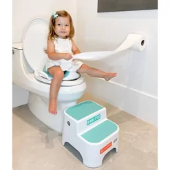 Prince Lionheart Uppy2 Step Stool For Kids' Potty Training And Bathroom - Glacier -Baby World Shop GUEST 29db6ddb 6503 41a2 8d91 adee5c4cb2fd