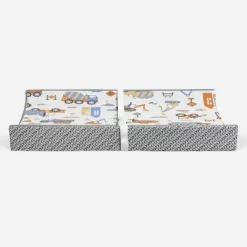 Bacati - Construction Multicolor Boys Cotton Changing Pad Cover -Baby World Shop GUEST 2a79fbf2 33cc 4bfe ad5f 30da1e3058d2