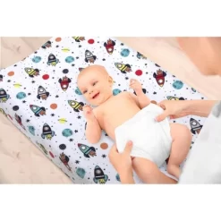 Fisher Price Fisher-Price Changing Pad Cover - Space Explorer -Baby World Shop GUEST 2be2ed7f ae90 4abc ae9c ecb2f8728f2b