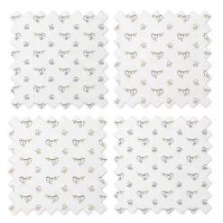 Bacati - Happy Monkeys Green/Gray/Beige Unisex Muslin Swaddling Blankets Set Of 4 9 Bacati - Happy Monkeys Green/Gray/Beige Unisex Muslin Swaddling Blankets Set Of 4 -Baby World Shop GUEST 2d2f6c26 c8d9 44b2 8bf3 464d70eb5721