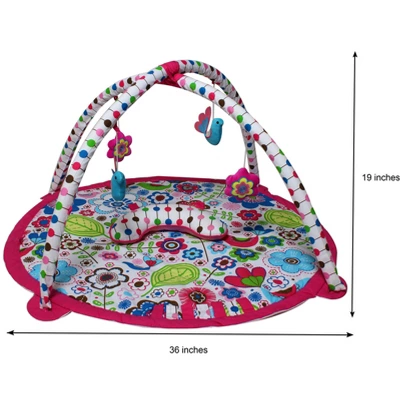 Bacati - Baby Activity Gyms & Playmats (Botanical Pink/Multi) 7 Bacati - Baby Activity Gyms & Playmats (Botanical Pink/Multi) - Image 5