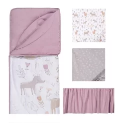 Trend Lab Crib Bedding Set - Forest Garden - 4pc