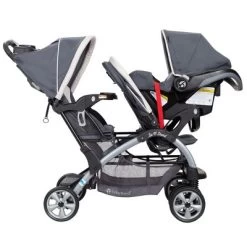 Baby Trend Sit N Stand Compact Easy Fold Double Stroller With 2 Baby Infant Car Seat Carriers And Cozy Cover 13 Baby Trend Sit N Stand Compact Easy Fold Double Stroller With 2 Baby Infant Car Seat Carriers And Cozy Cover -Baby World Shop GUEST 2f615716 7b13 45c1 a6b9 29de8ee43a38