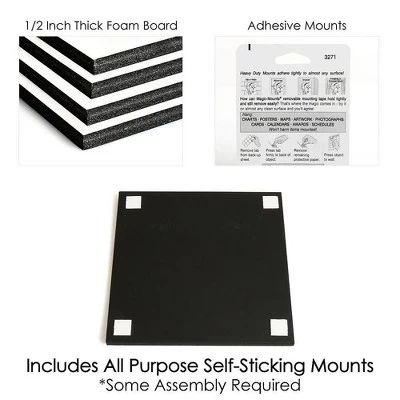 Big Dot Of Happiness Pink Baby Elephant - Kids Room, Nursery Decor And Home Decor - 11 X 11 Inches Nursery Wall Art - Set Of 4 Prints For Baby's Room 6 Big Dot Of Happiness Pink Baby Elephant - Kids Room, Nursery Decor And Home Decor - 11 X 11 Inches Nursery Wall Art - Set Of 4 Prints For Baby's Room - Image 4