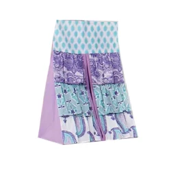 Bacati - Paisley Isabella Purple Lilac Aqua 4 Pc Crib Bedding Set With Diaper Caddy -Baby World Shop GUEST 31cc869b be12 4443 a5a7 36a9de7784f4