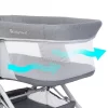 Baby Trend Quick-Fold 2-in-1 Rocking Portable Bassinet - Shadow Stone Gray -Baby World Shop GUEST 328d1282 315d 40aa 93cc b4fc7f56915f
