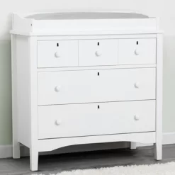 Delta Children Farmhouse 3 Drawer Dresser With Changing Top