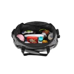 Gray And Black Multi-Compartment Diaper Bag With Changing Pad 10 Gray And Black Multi-Compartment Diaper Bag With Changing Pad -Baby World Shop GUEST 34244eae 5fcd 4bee a7f2 e27aa4390761
